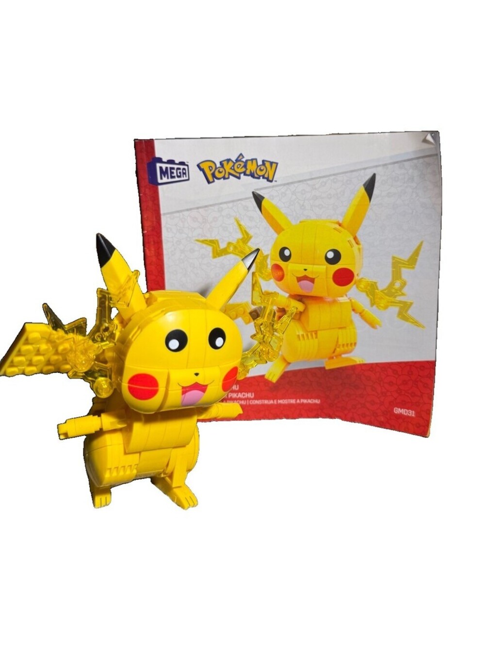 MEGA Construx Pokémon Build & Show Pikachu GMD31 211pc Complete w/ Instructions